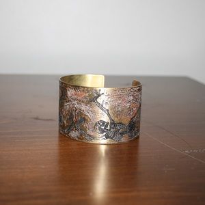 Metal Skull Cuff Bracelet